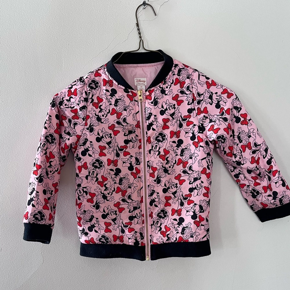 Mini Mouse Disney Collection by Tutu Couture satin bomber jacket